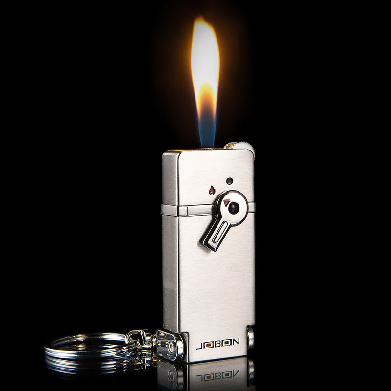 Men Accessories Gadgets - Jobon Grinding Wheel Inflatable Butane Lighter