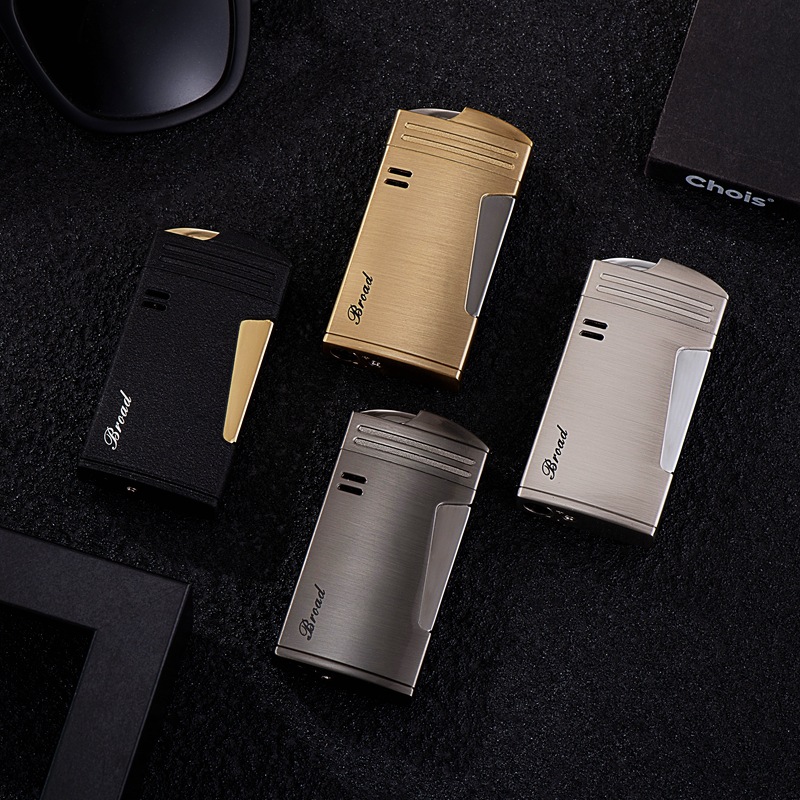 Men Accessories Gadgets - Broad Metal Windproof Cigar Cigarette Lighter