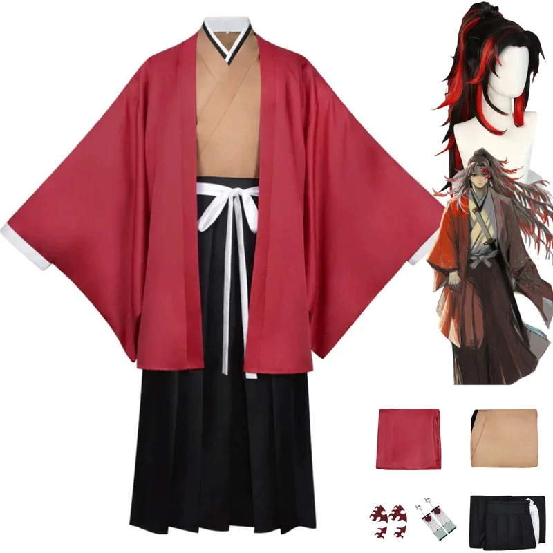 Men'S Kimono Accessories - 2026Anime Tsugikuni Yoriichi Cosplay Costume Japanese