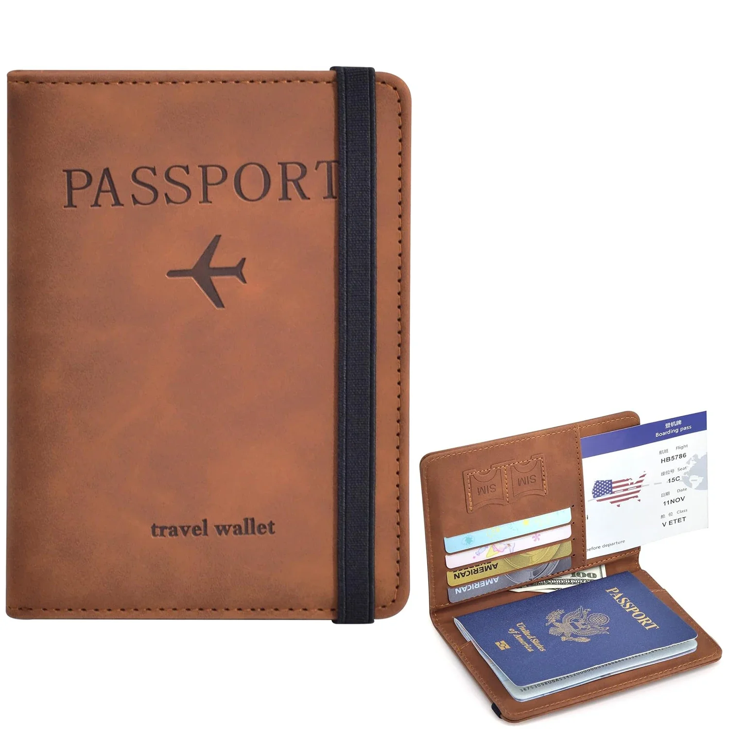 Men'S Accessories Essentials - Passport Holder for Travel Essentials Passport