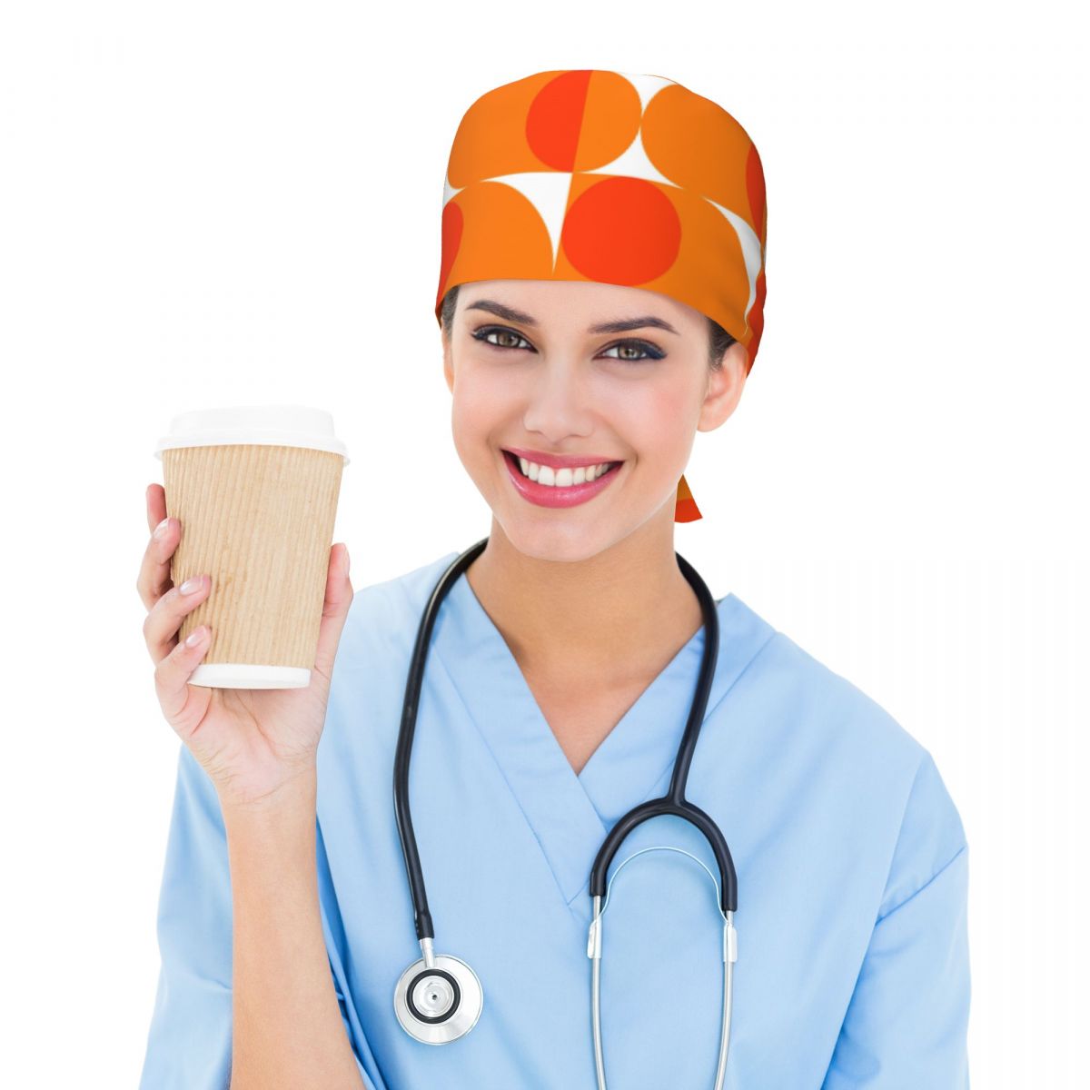 Orange Bauhau Scrub Hat Doctor - Men'S Accessories Designer recension och pris