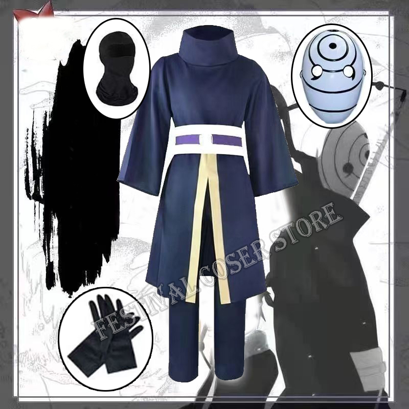 Anime Uchiha Obito Cosplay Cos - Men'S Kimono Accessories recension och pris