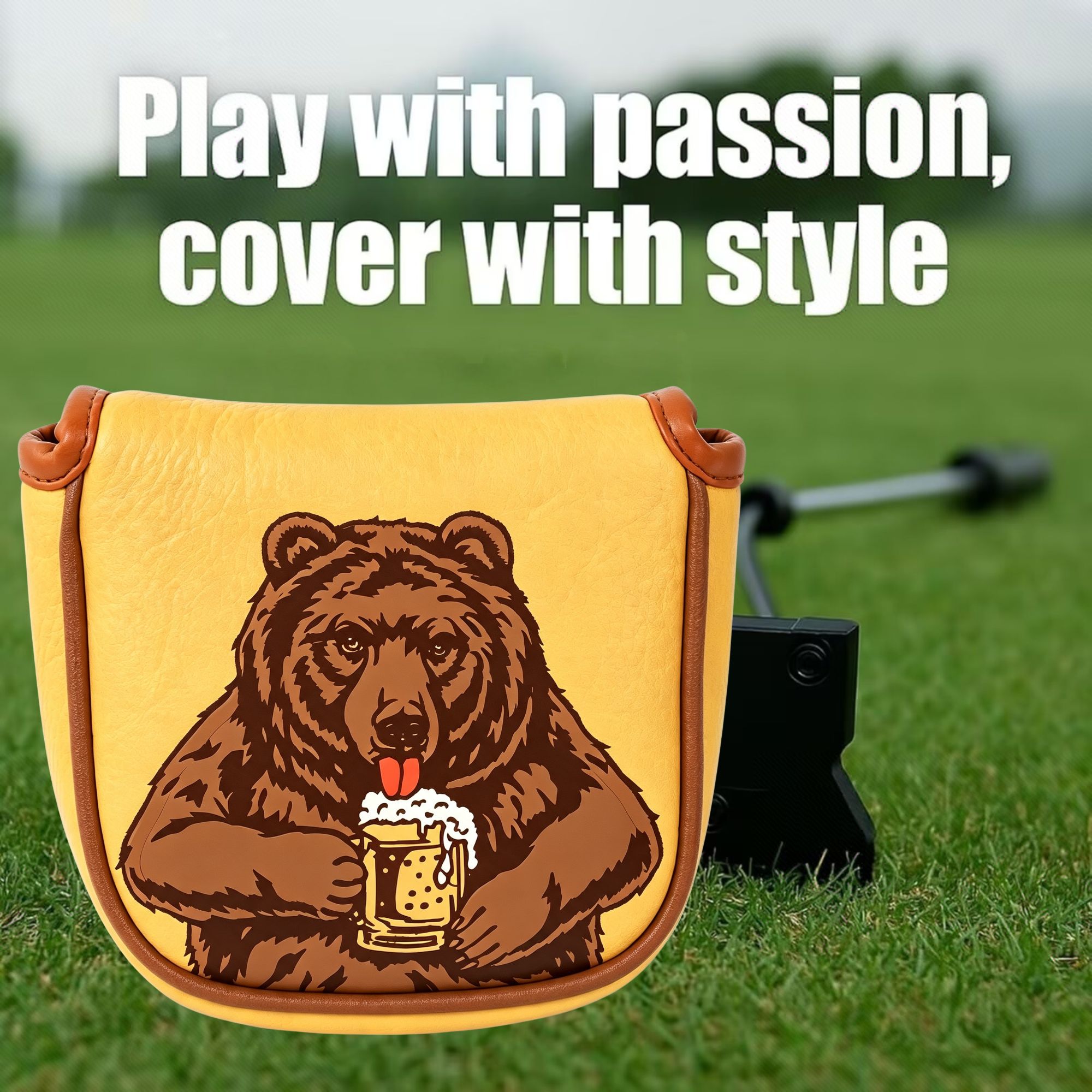 Skull Embroidered Golf Mallet  - Men'S Accessories Designer recension och pris