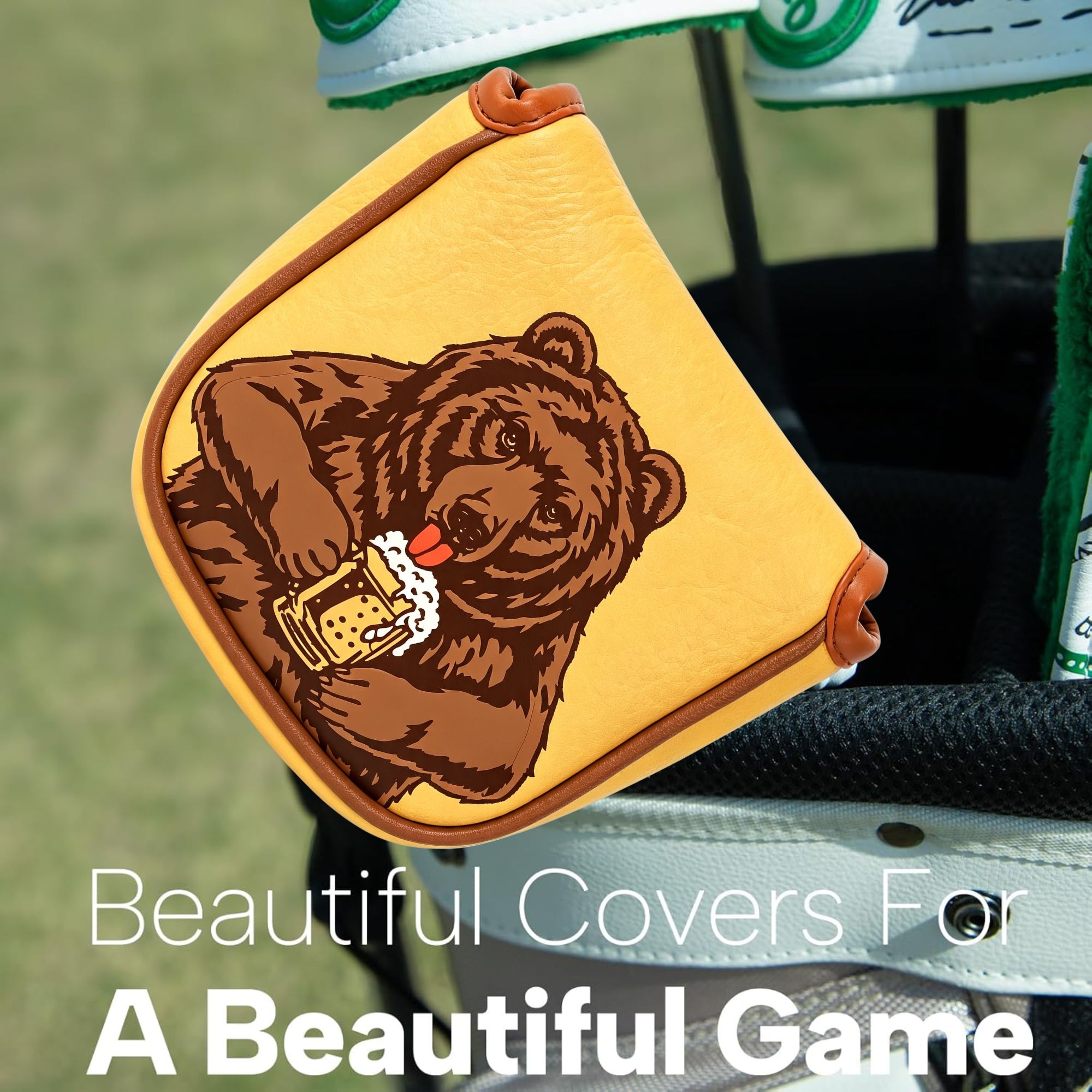 Skull Embroidered Golf Mallet  - Men'S Accessories Designer recension och pris