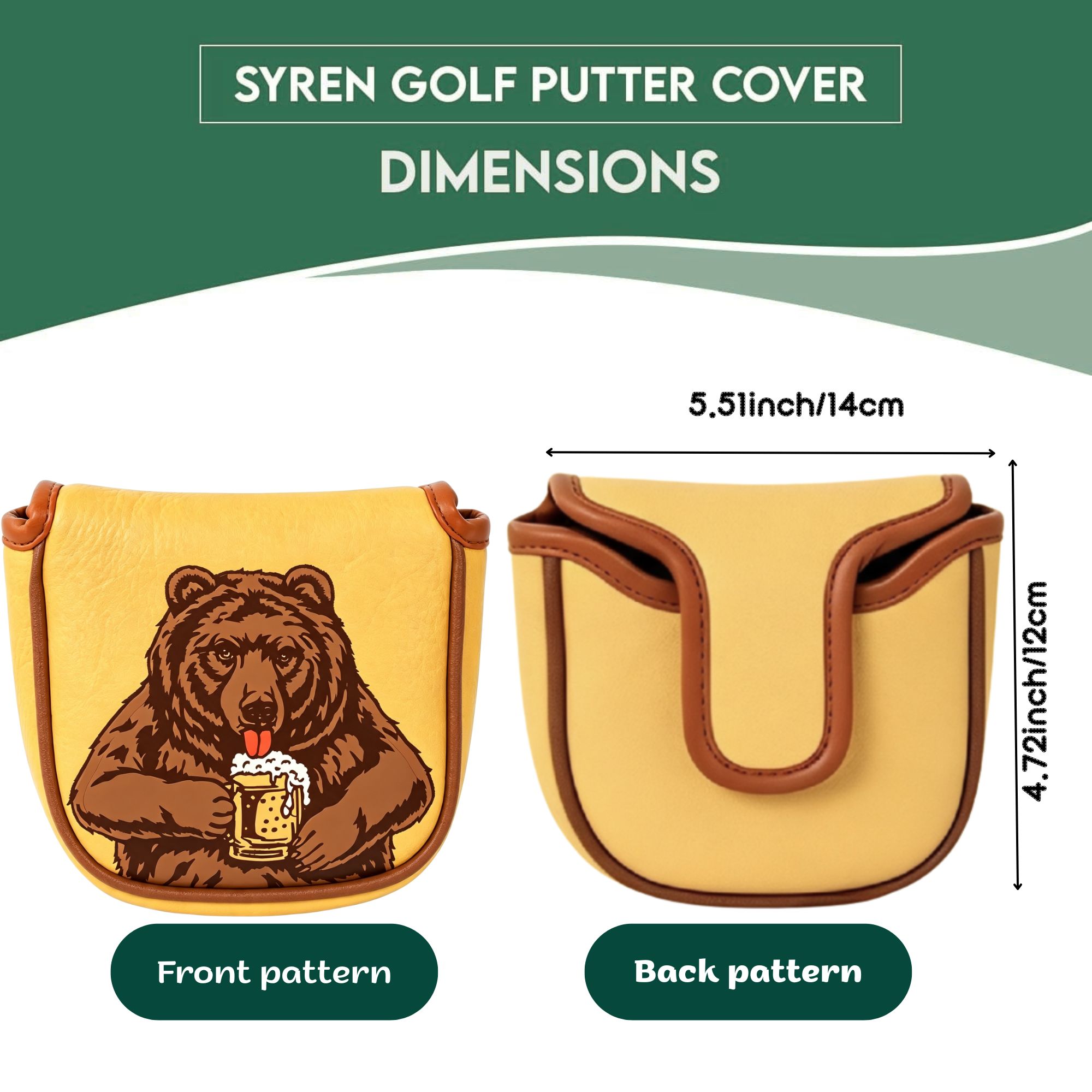 Skull Embroidered Golf Mallet  - Men'S Accessories Designer recension och pris