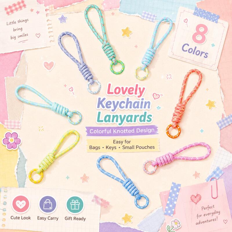 2~5pcs Colorful Braided Keycha - Young Men'S Accessories recension och pris