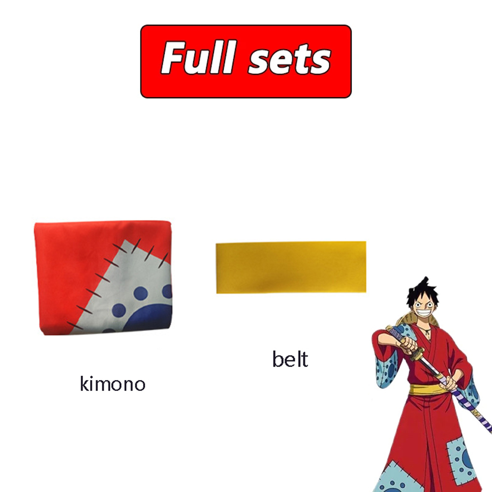 Luffy Cosplay Anime Monkey D L - Men'S Kimono Accessories recension och pris