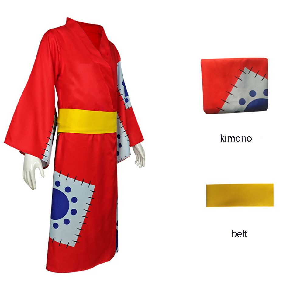 Luffy Cosplay Anime Monkey D L - Men'S Kimono Accessories recension och pris