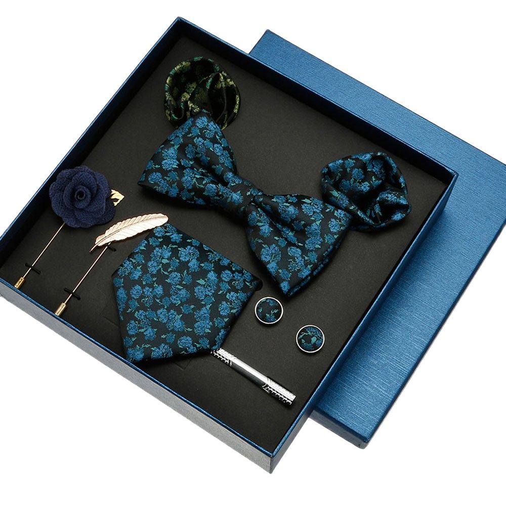 Luxury Silk Tie Hankies Set In - Neck Tie Set Box recension och pris