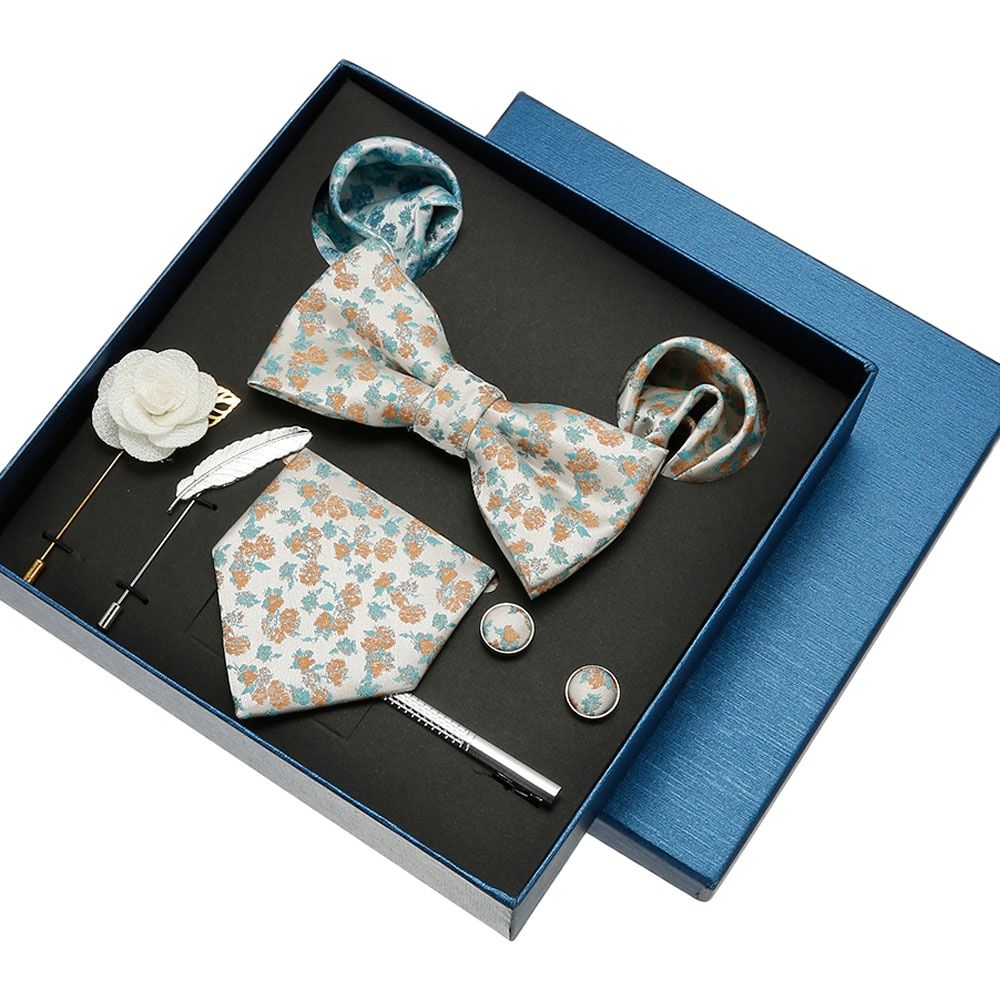 Luxury Silk Tie Hankies Set In - Neck Tie Set Box recension och pris