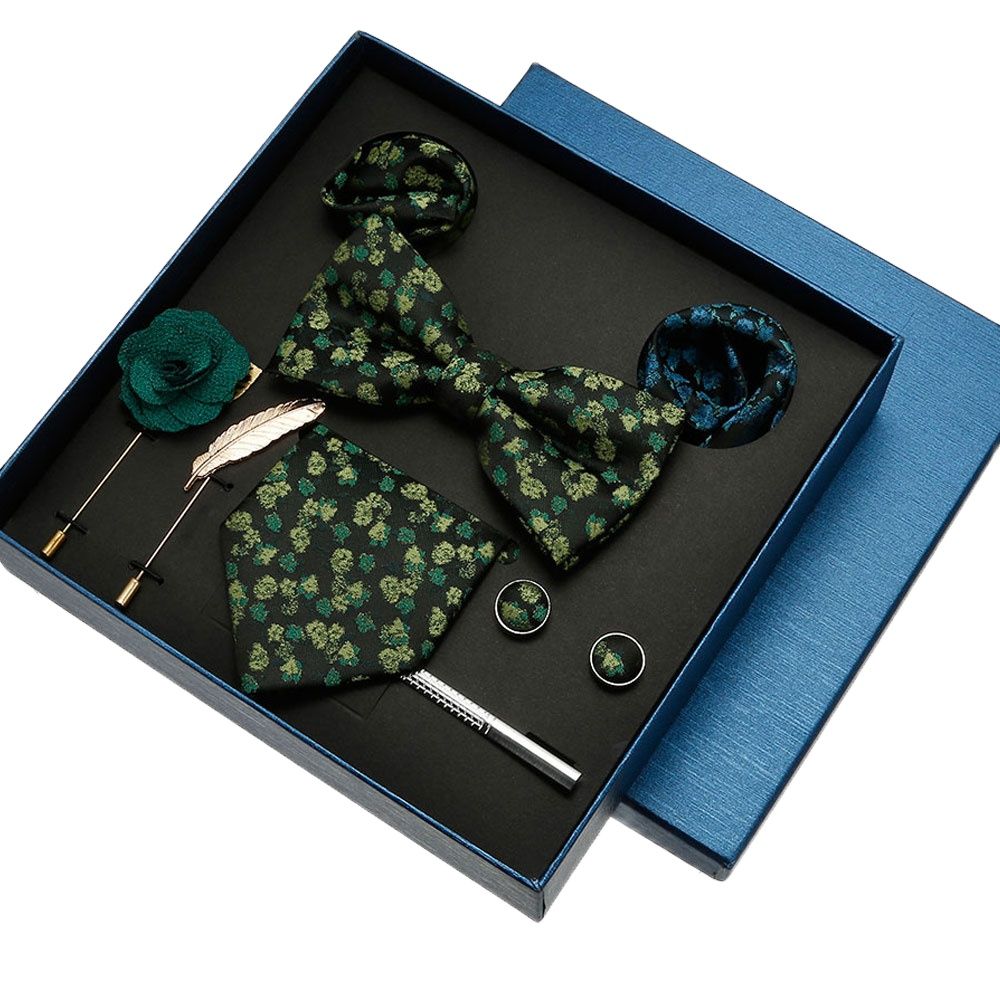 Luxury Silk Tie Hankies Set In - Neck Tie Set Box recension och pris