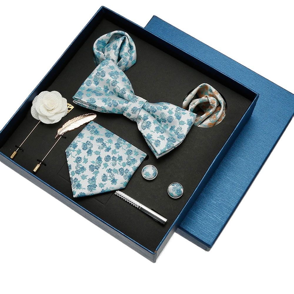 Luxury Silk Tie Hankies Set In - Neck Tie Set Box recension och pris
