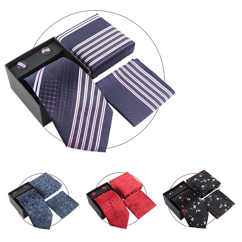 Men Neck Tie Sets Wedding Ties - Neck Tie Set Box recension och pris