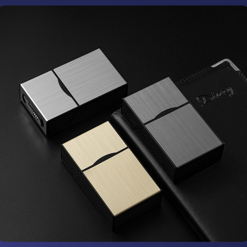 2 In 1 20 Cigarette Case Light - Men Accessories Gadgets recension och pris