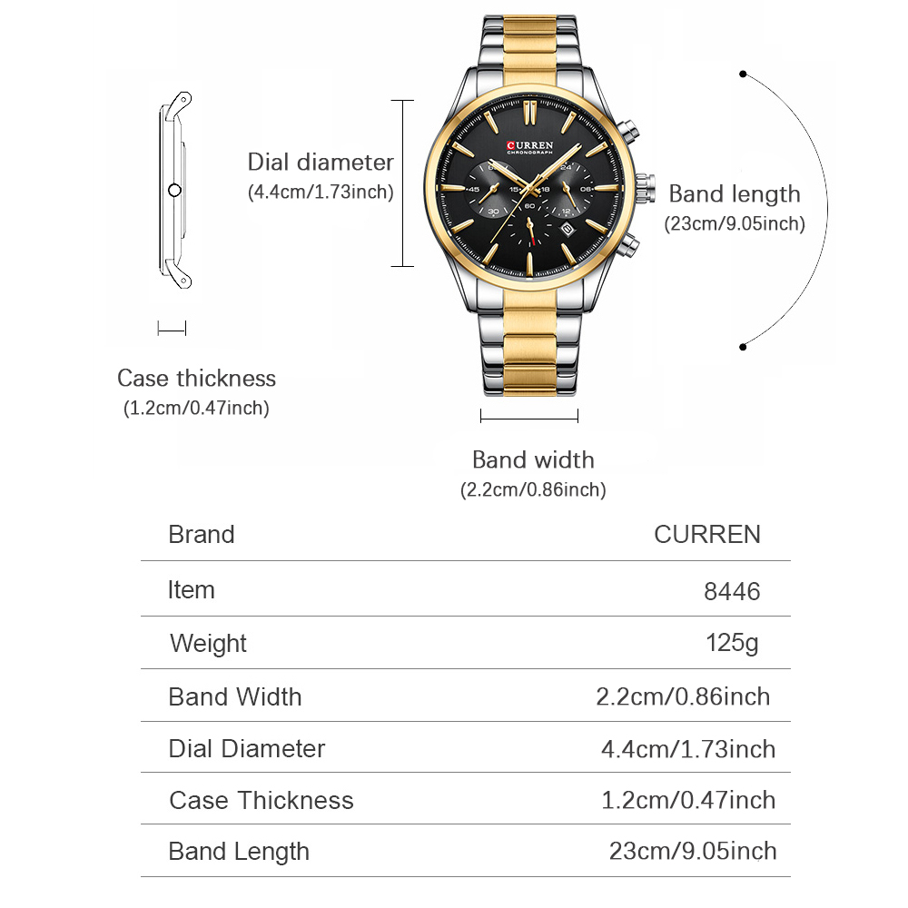 CURREN Casual Quartz Chrono Sp - Young Men'S Accessories recension och pris