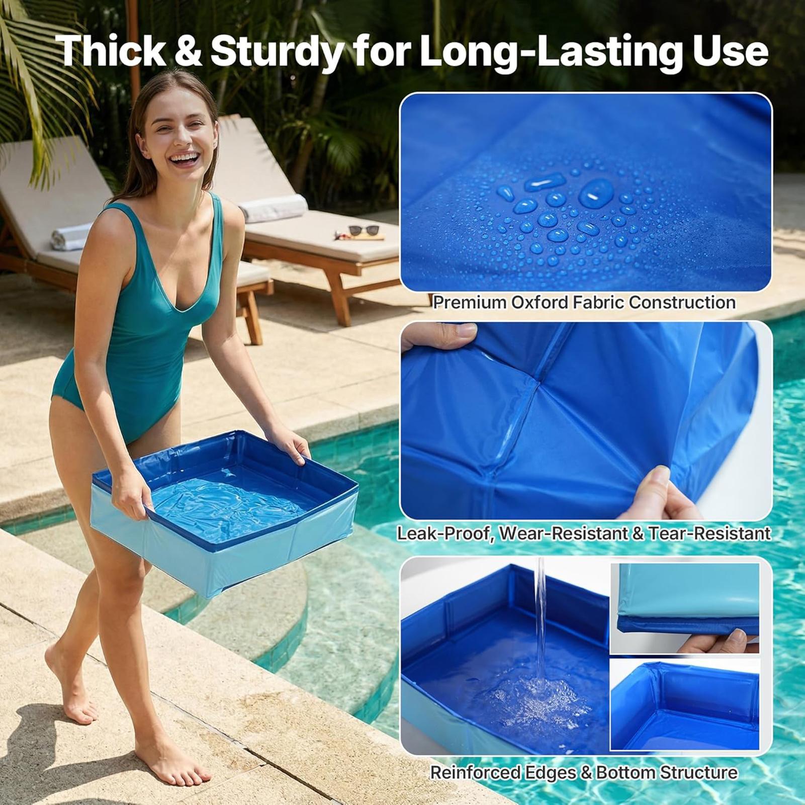 1Pc Portable Folding Foot Bath - Men'S Accessories Essentials recension och pris