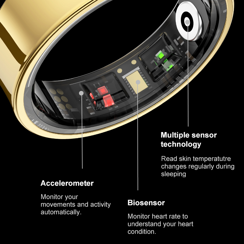 R09 Smart Ring Men Women with  - Young Men'S Accessories recension och pris