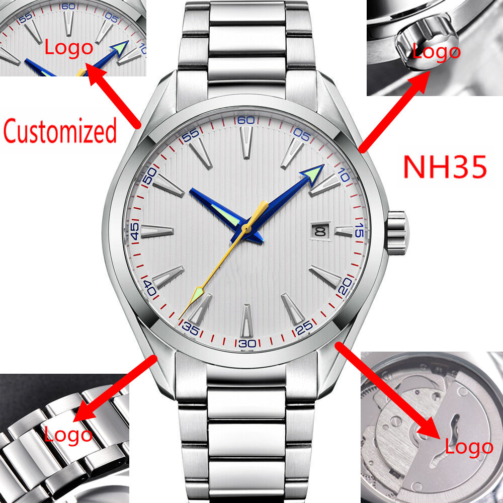Custom Logo 41mm Men Miyota/NH - Young Men'S Accessories recension och pris