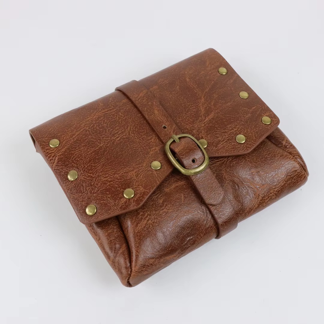 Medieval Viking Leather Pouch  - Men Accessories Gadgets recension och pris