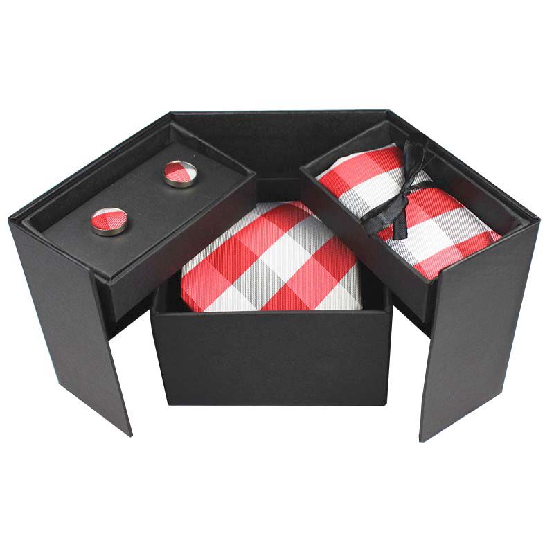 GUSLESON Tie Set Hanky Cufflin - Neck Tie Set Box recension och pris