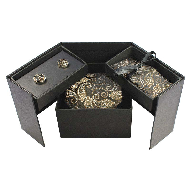 GUSLESON Tie Set Hanky Cufflin - Neck Tie Set Box recension och pris