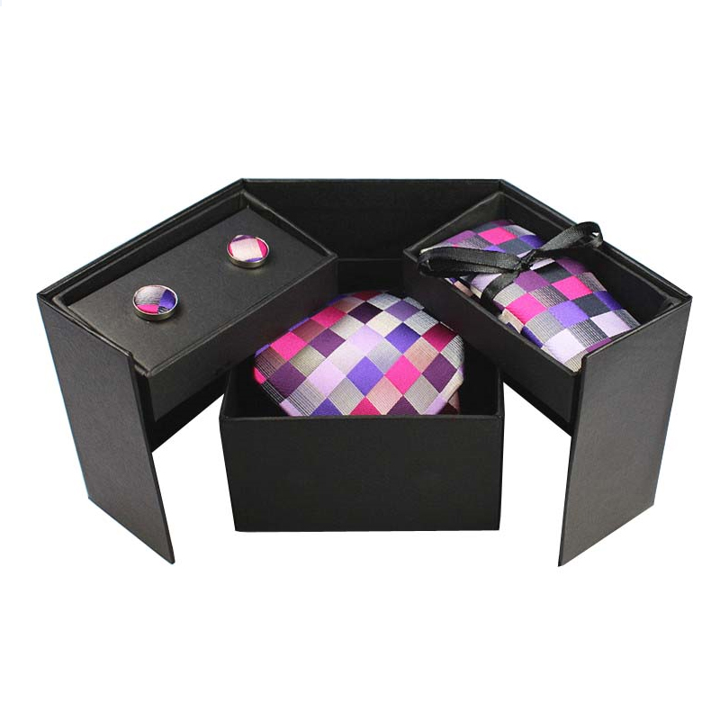 GUSLESON Tie Set Hanky Cufflin - Neck Tie Set Box recension och pris