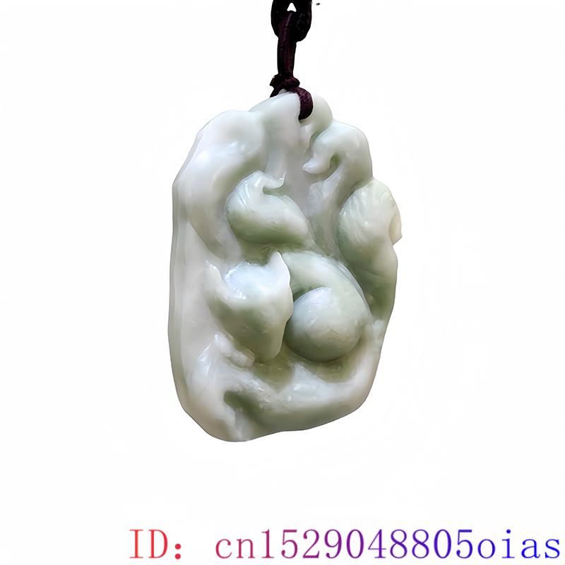 Natural Real Jade Fox Pendant  - Men'S Accessories Designer recension och pris